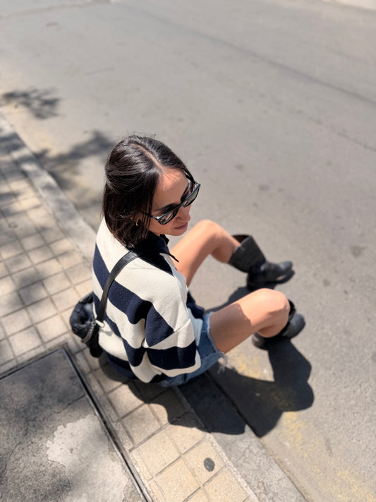 Sweater Camisero Navy