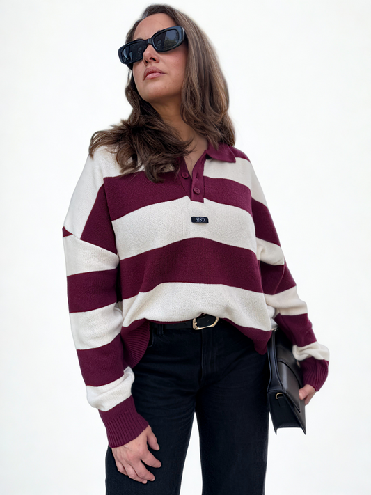 Sweater Camisero Burgundy