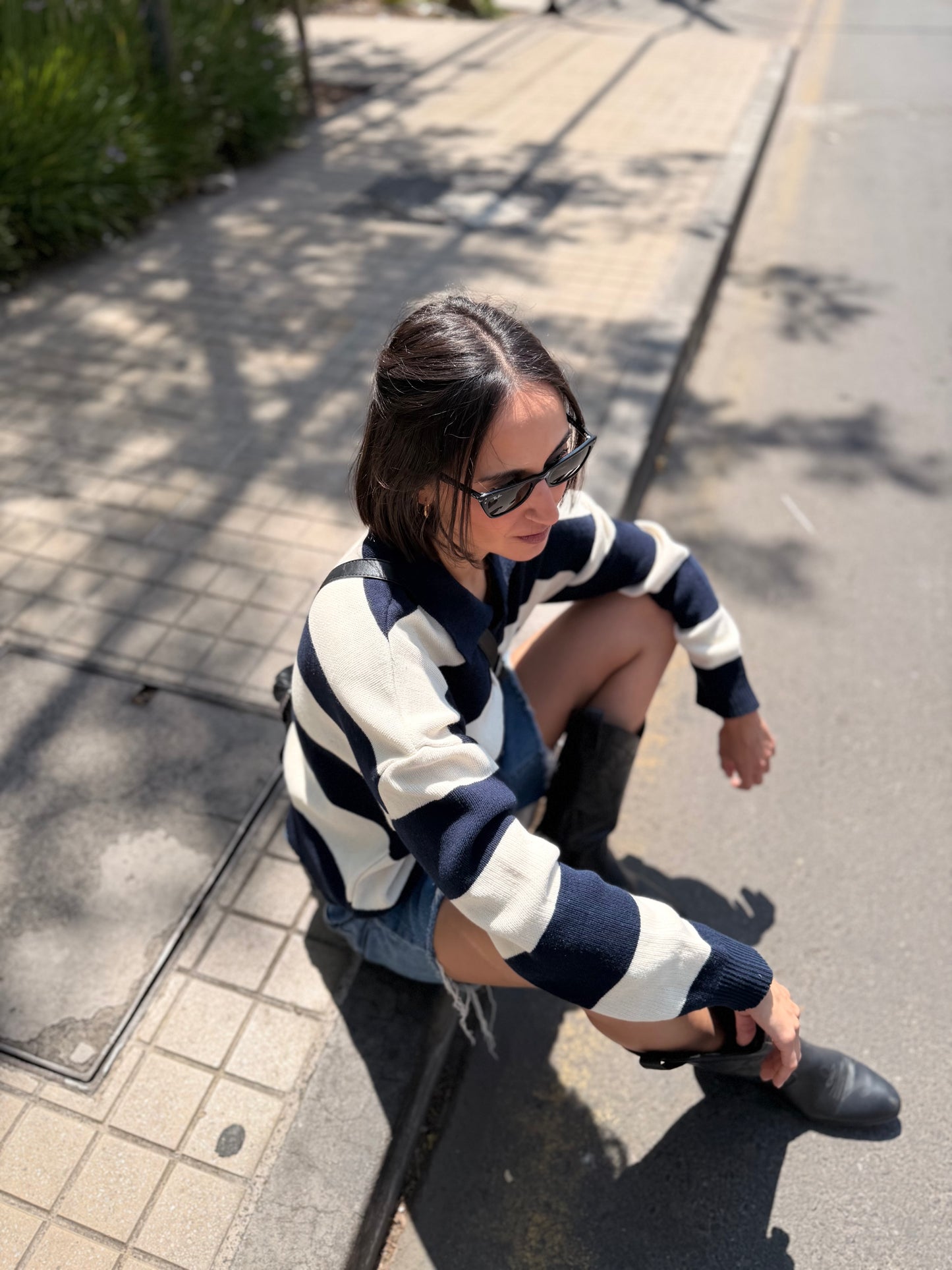 Sweater Camisero Navy