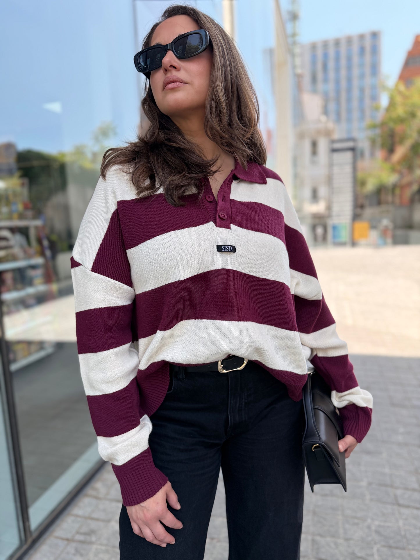 Sweater Camisero Burgundy