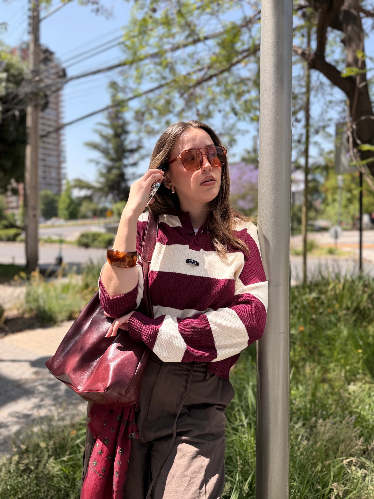 Sweater Camisero Burgundy