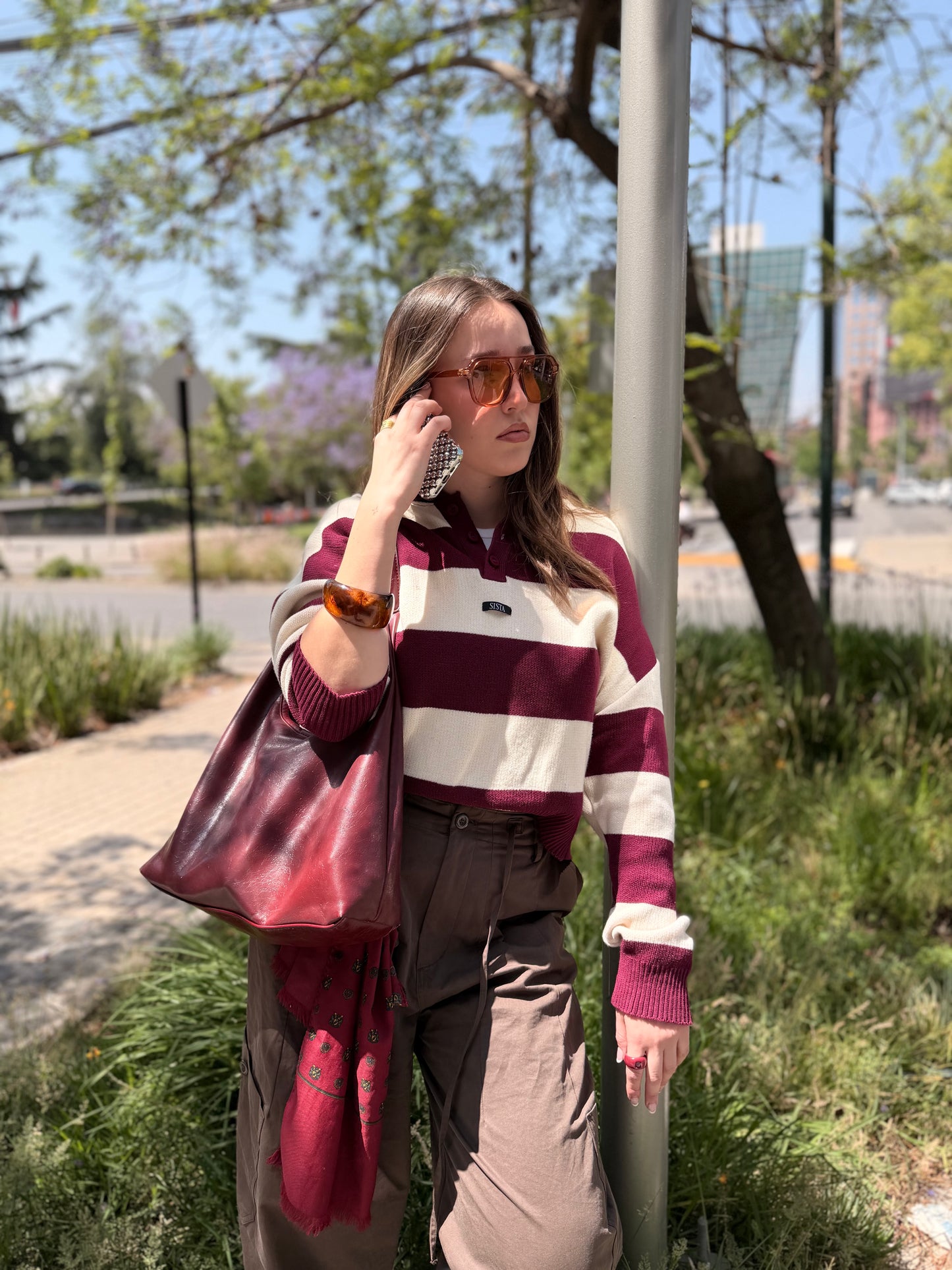 Sweater Camisero Burgundy