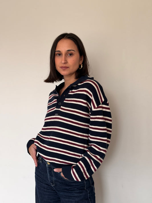 Sweater Sista Stripes Navy