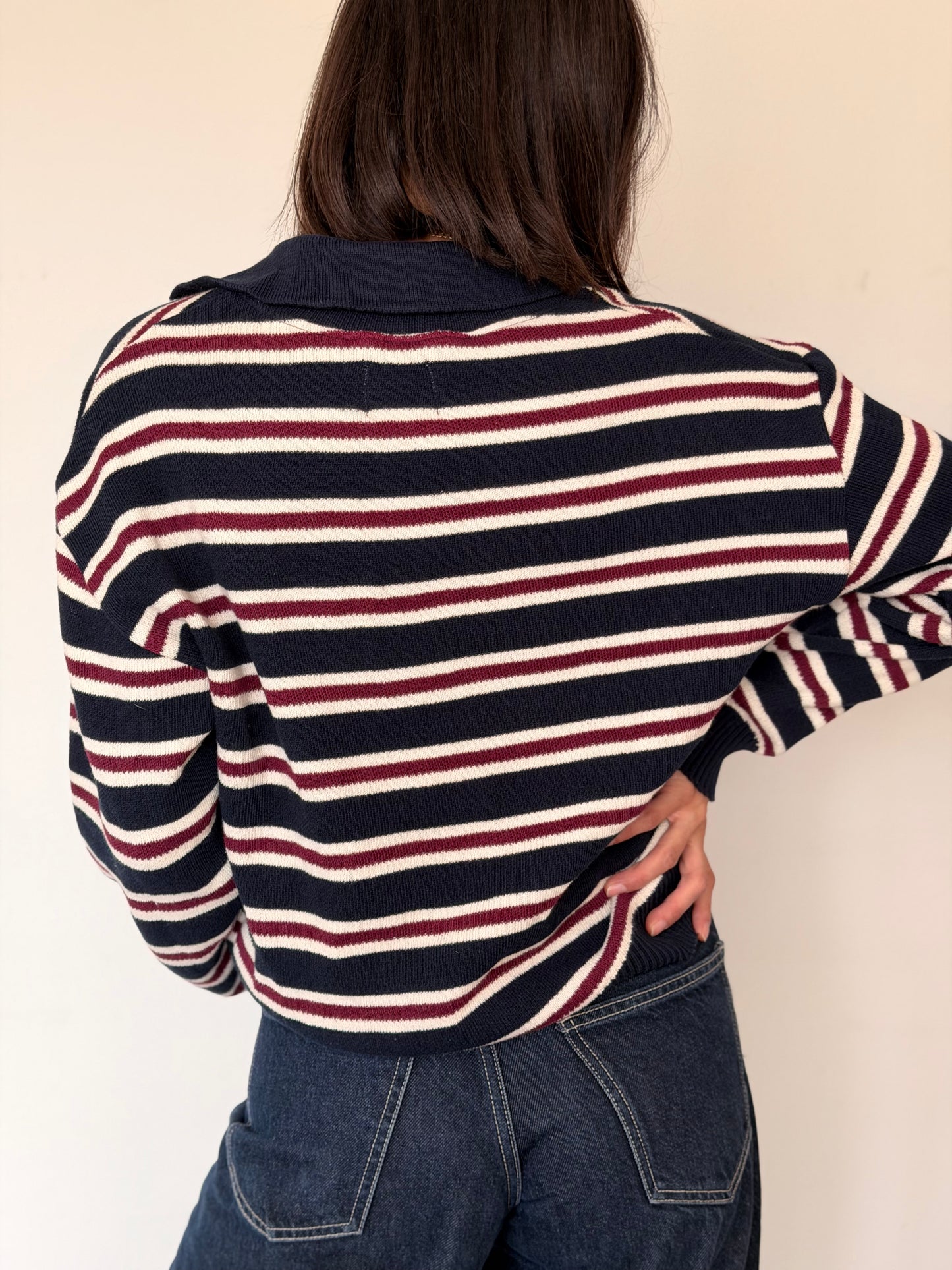 Sweater Sista Stripes Navy