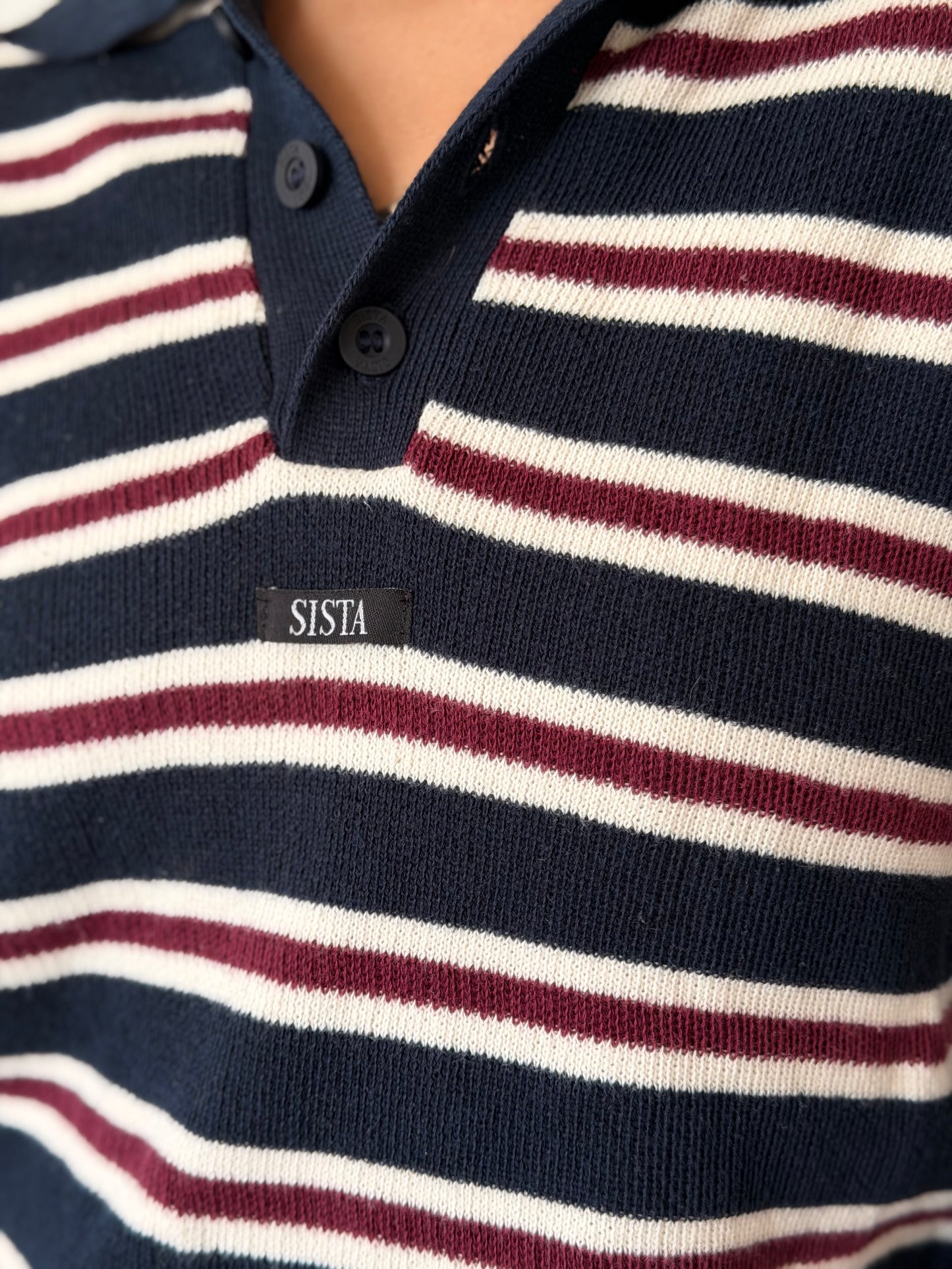 Sweater Sista Stripes Navy